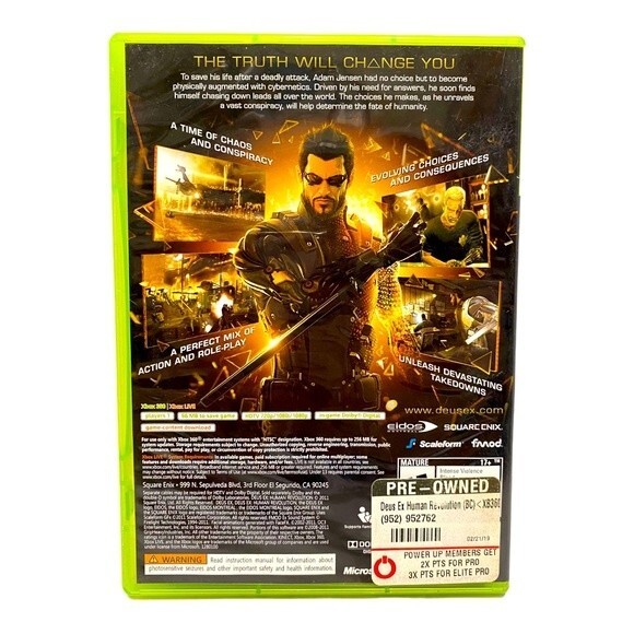 Deus Ex Human Revolution Xbox 360 - Picture 2 of 4
